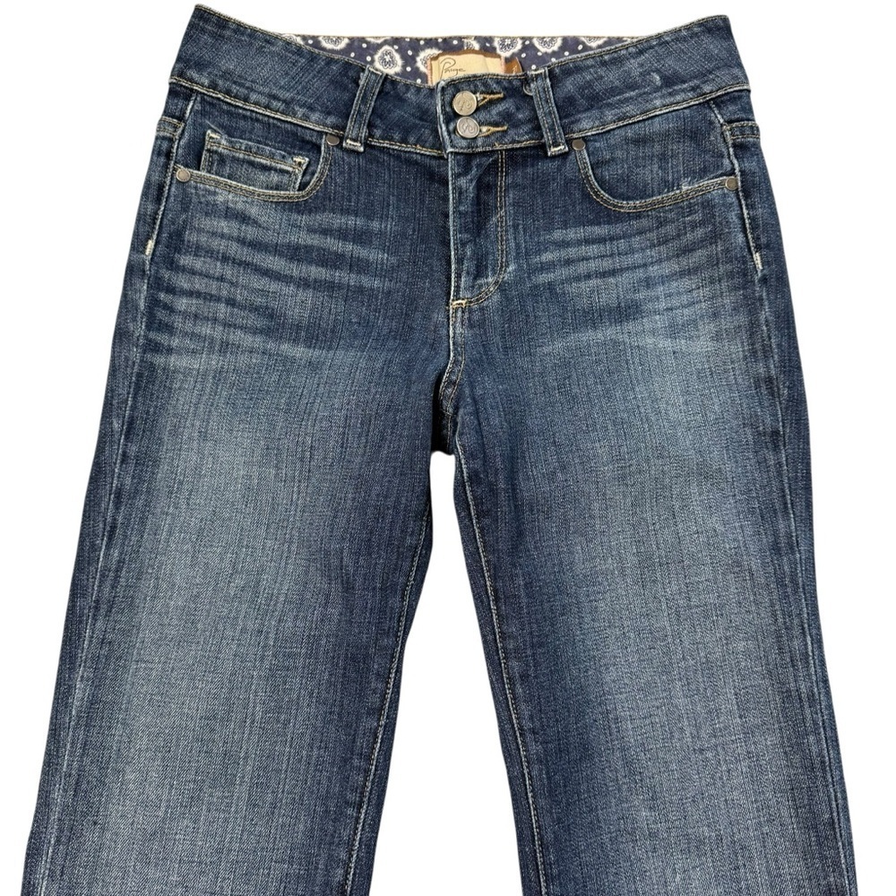 Paige Premium Denim Hidden Hills Bootcut Blue Jeans Size 27 - Picture 5 of 11